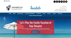 Desktop Screenshot of amarilloconsolidatedtravel.net